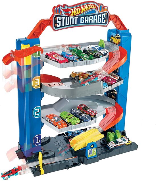 Hot Wheels City prenosná garáž