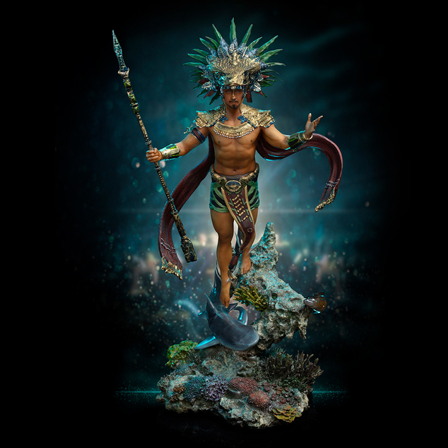 Iron Studios Fekete Párduc: Wakanda Forever - Namor Király Szobor Deluxe Art Scale 1/10