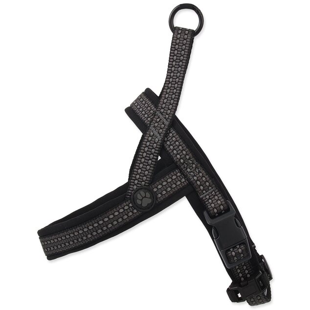 Postroj Active Dog Neoprene S šedý 1,5x45-55cm