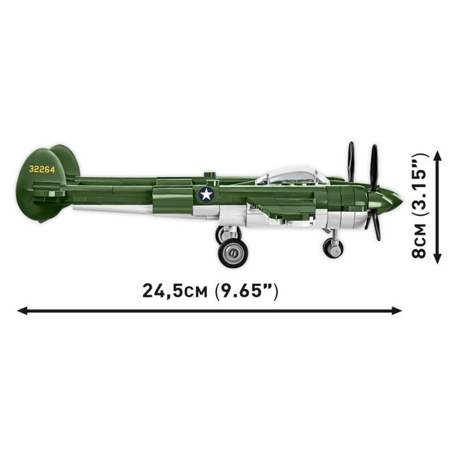 Cobi II WW Lockheed P-38 Lightning, 1:48, 335 k