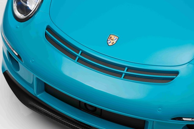 Elektrické autíčko RUF GT 12V, modré, Otváracie dvere, 2.4 GHz diaľkové ovládanie, LED sve