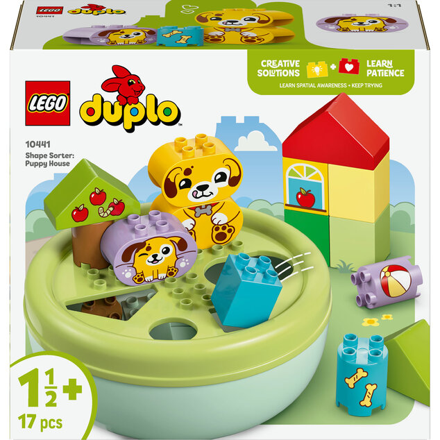 LEGO® DUPLO® 10441 Triedenie tvarov: Domček pre šteniatka
