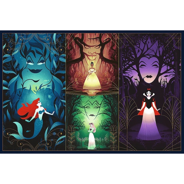Trefl Disney puzzle 2 x 200 dielikov Očarujúce princezné