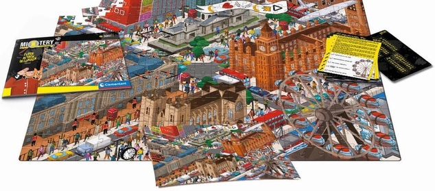 Clementoni MYSTERY PUZZLE 300 dielikov - Hackerský útok v Londýne