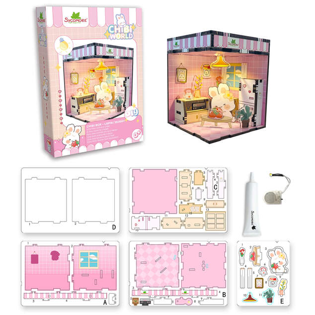 Sycomore Chibi mundo – Mini caja con conejo