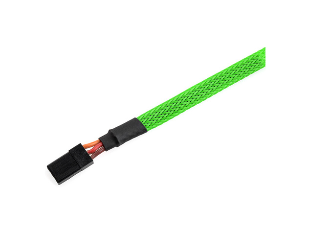 Ochranný káblový oplet 6mm zelený (1m)