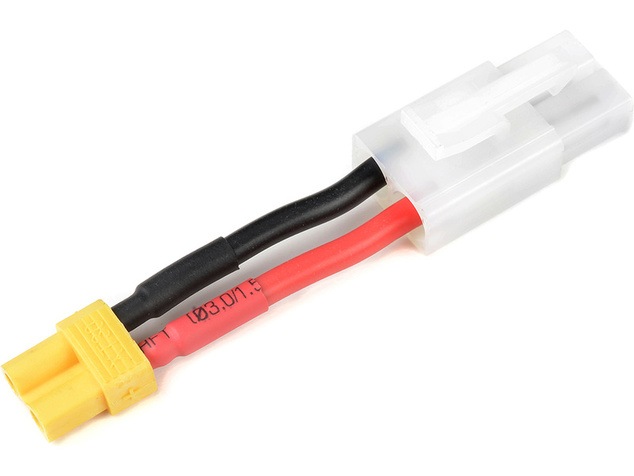 Konverzný kábel Tamiya prístroj - XT-30 batéria 14AWG