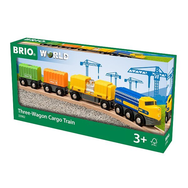 Brio Nákladný vlak s 3 vagónmi
