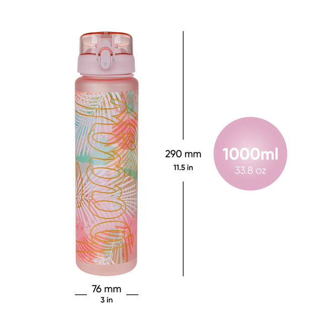 BAAGL Tritan-Flasche für Getränke Sunset, 1000 ml