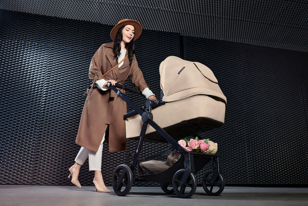 KINDERKRAFT Kočík kombinovaný 3v1 Newly Classic black + Mink PRO