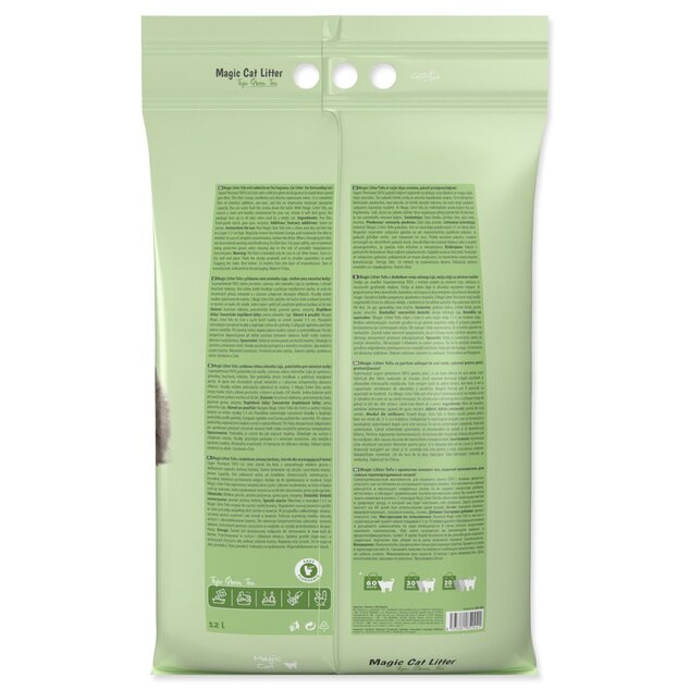 Stelivo Magic Litter Tofu zelený čaj 12l