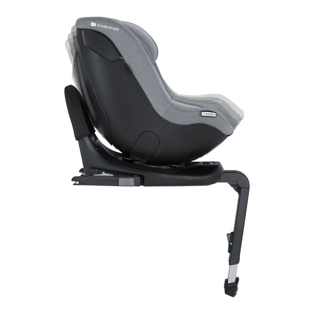 KINDERKRAFT Autositz I-GUARD i-Size 40-105 cm Cool Grey, Premium