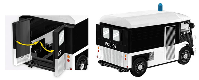 Cobi 24630 Citroën Type H (1947-1981) Policie, 1:35