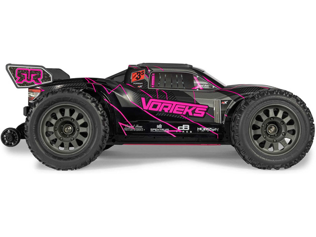 Arrma Vorteks 223S BLX DSC 2WD 1:10 RTR ružová