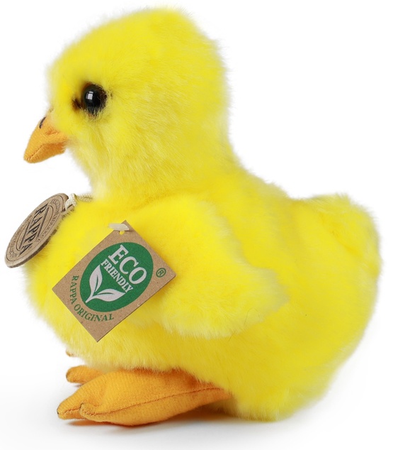 Plyšové kurča stojace 14 cm ECO-FRIENDLY