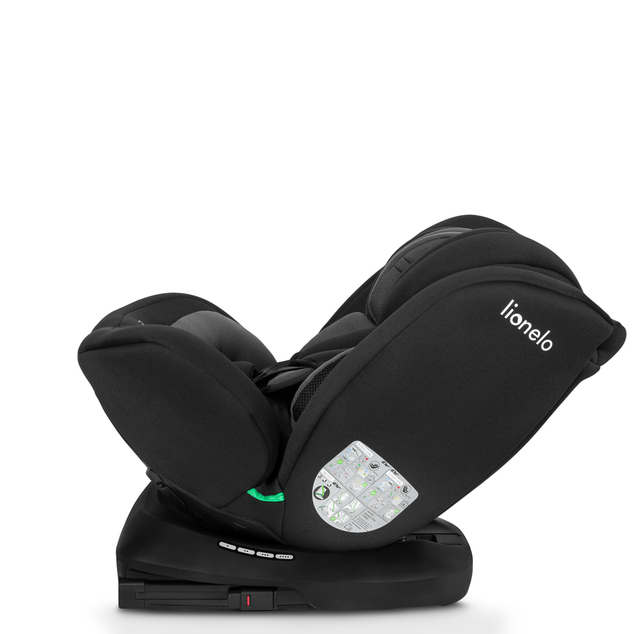 Lionelo Autosedačka Bastiaan i-Size (40-150 cm) Black Grey