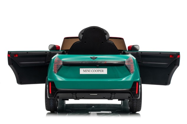 Elektrické autíčko BMW Mini Cooper 12V, zelené, USB Vstup s Bluetooth pripojením na MP3 Pr