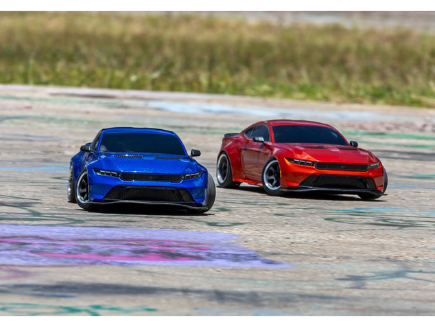 Traxxas 4-Tec Drift Ford Mustang 1:10 RTR čierny