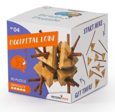 RECENTTOYS Brain Puzzle 1 - tylový lalok