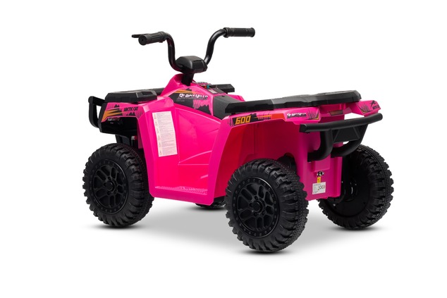 Licencovaná elektrická štvorkolka Arctic Cat 12V so zadným pohonom, ružová, LED svetlá, Lí