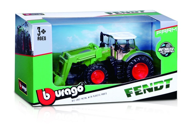 Bburago 10cm Farm Traktor Fendt 1050 Vario mit Frontlader