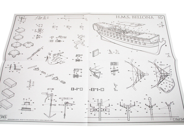 COREL HMS Bellona 1760 1:100 kit