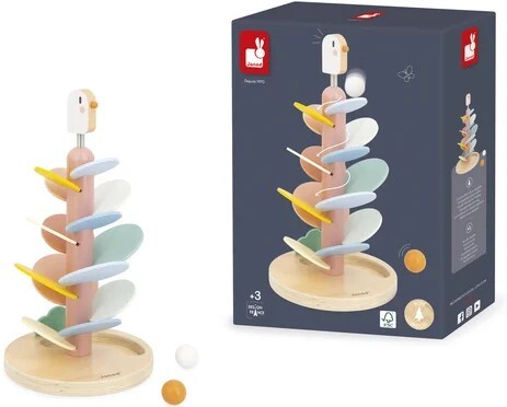 Janod Sweet Cocoon Drevená gulôčková dráha Vtáčik