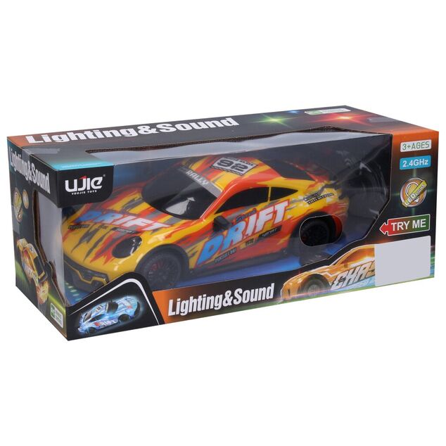 Auto Pursuit 001 s efektmi RC na diaľkové ovládanie 29 cm