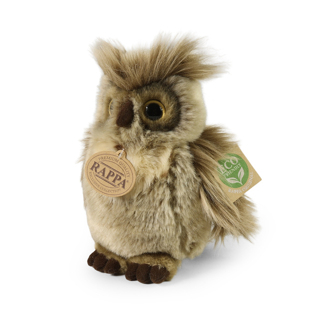 Plyšový výr virgínsky 18 cm ECO-FRIENDLY