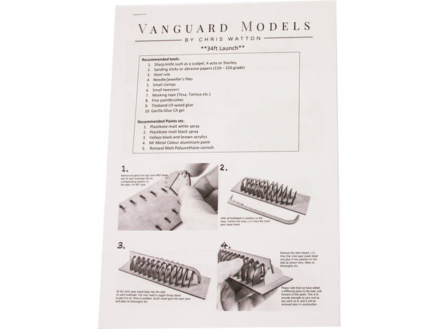 Vanguard Models Launch čln 34" 1:64 kit