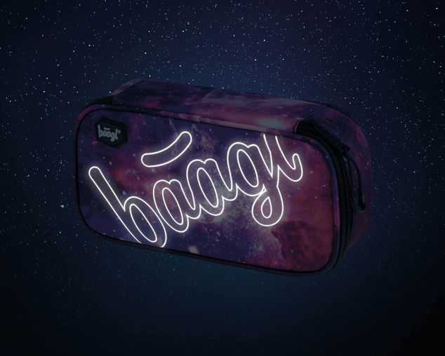 BAAGL Školský peračník etui Skate Galaxy