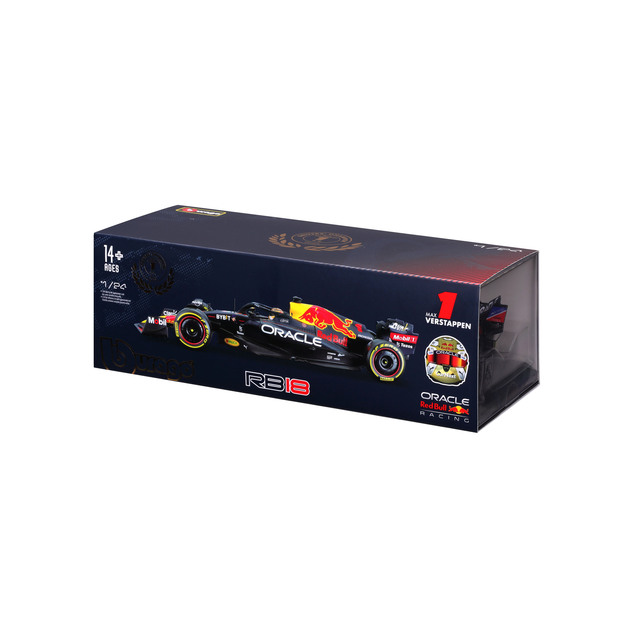 Bburago 1:24 Formula F1 Oracle Red Bull Racing RB18(2022) nr.1 Max Verstappen with driver