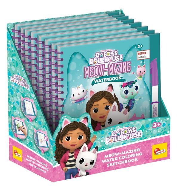 Gabby´s Dollhouse Zelená vodná kniha maľovanie vodou