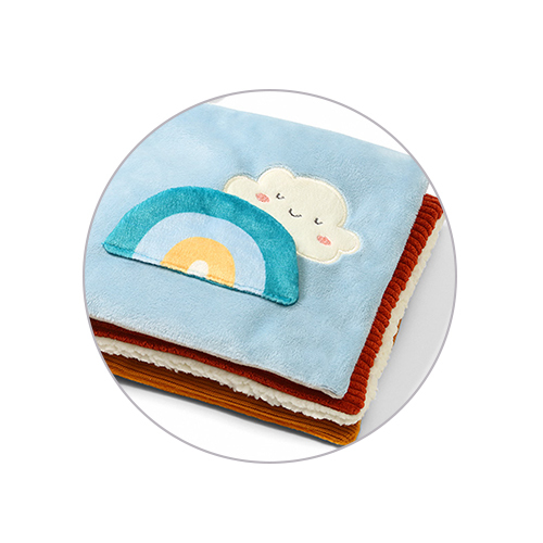 BABYONO Carte senzorială Natura 0m+
