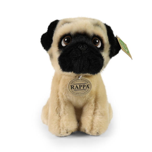 Plüschhund Mops 18 cm ECO-FRIENDLY