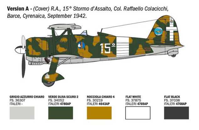 Model Kit letadlo 2842 - FIAT CR.42 Falco Assault/Night Fight (1:48)