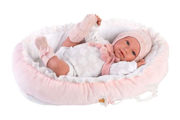 Llorens M740-88 oblečenie pre bábiku bábätko NEW BORN veľkosti 40–42 cm s doplnkami