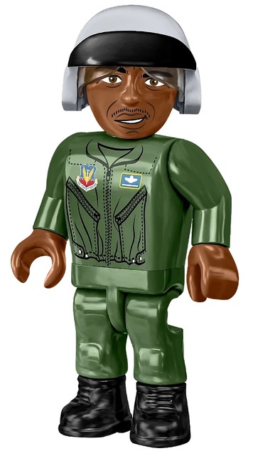 Cobi 5914 Armed Forces F-16D Fighting Falcon, 438 k, 1 f