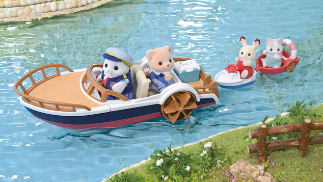 Sylvanian Families Ausflugsboot des Seemannsrobben