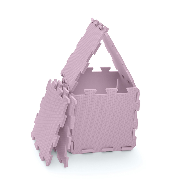 Penová podložka Puzzle 30x30 cm 9ks, Sugar Pink