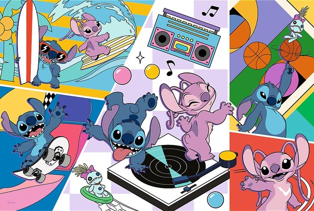 Trefl Puzzle Lilo&amp;Stitch: Spomienky 100 dielikov
