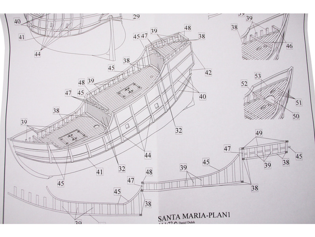 Dušok Santa Maria 1492 1:72 kit