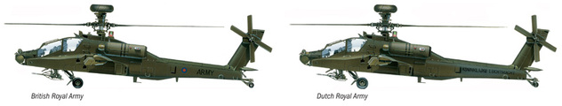 Model Kit vrtulník 0080 - AH-64 D APACHE LONGBOW (1:72)