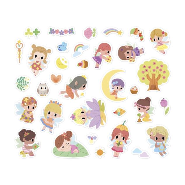 Janod Stickers Samolepky Víly 200 ks