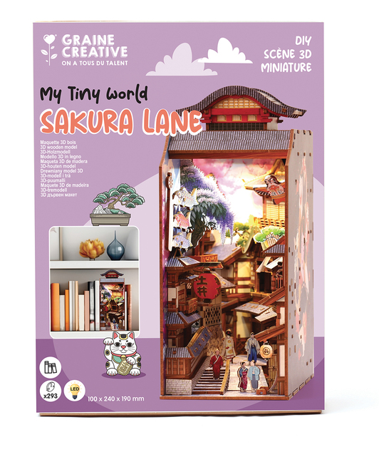 GRAINE CREATIVE Leseni 3D model Aleja češnjevih cvetov