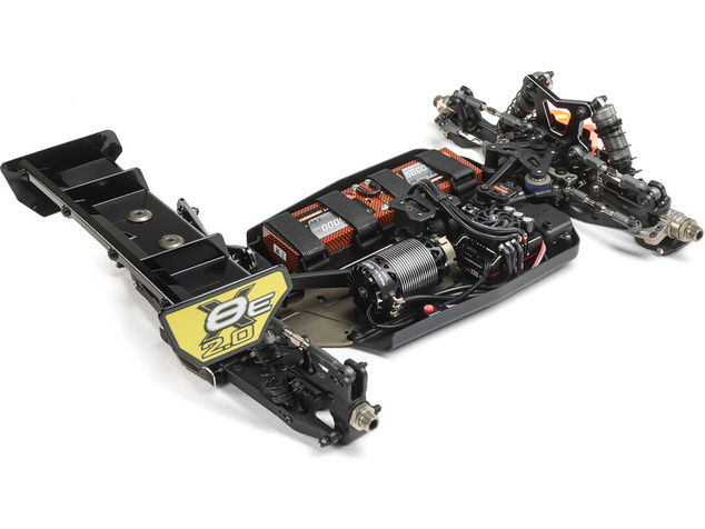 Kit da corsa TLR 8ight-X/E 2.0 Combo Nitro/Buggy elettrico 1:8 4WD