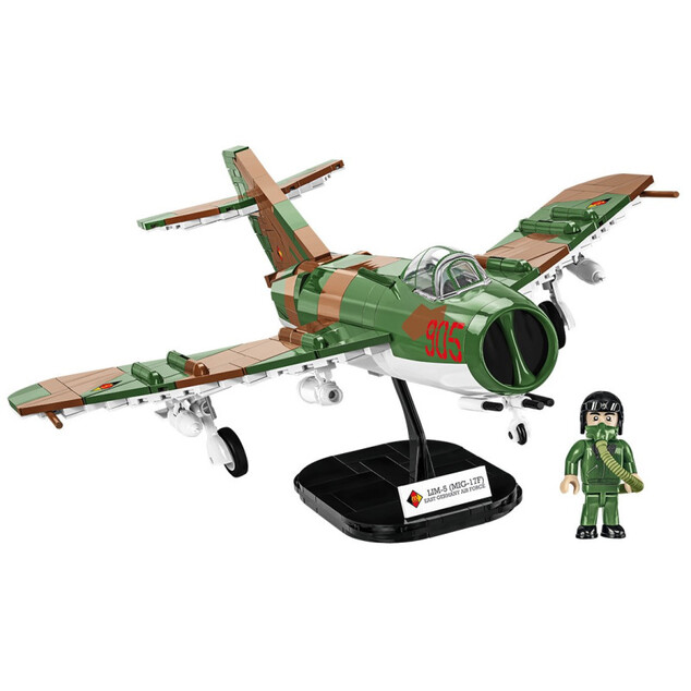 Cobi Cold War MIG-17F (LIM-5) East Germany Air Force, 1:32, 588 k, 1 f