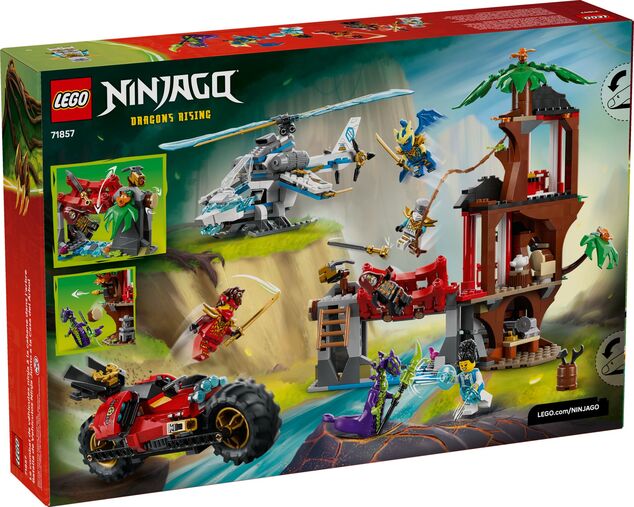 LEGO® NINJAGO 71857 Súboj nindža vozidiel a domček na strome