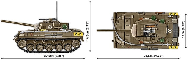 Cobi 2679 II WW M18 HELLCAT, 1:28, 1026 p, 1 f