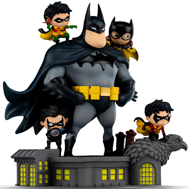 Iron Studios DC Comics - Batman Familie Animierte Ikonen Deluxe
